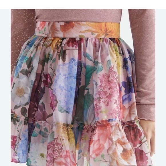 Miami Floral Mini Skirt - Multicolor - Picture 2 of 9